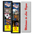 PET Bookmark w/ 3D Lenticular Images of Various Las Vegas Scenes (Imprint)